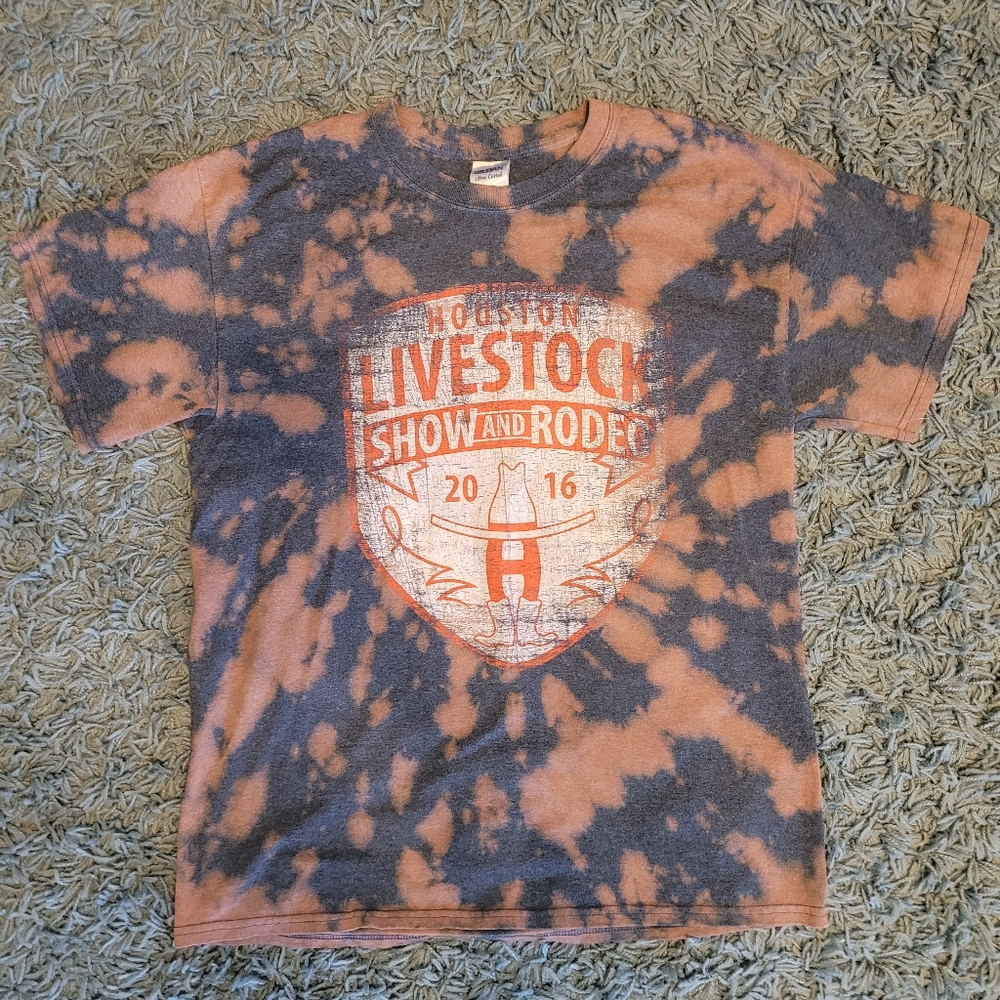 Custom Houston Rodeo Tee Size L